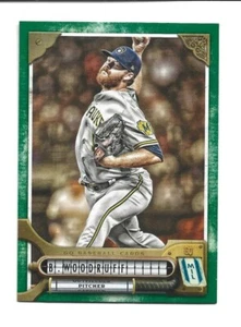 2022 Topps Gypsy Queen Green #256 Brandon Woodruff card, Milwaukee Brewers - Picture 1 of 1