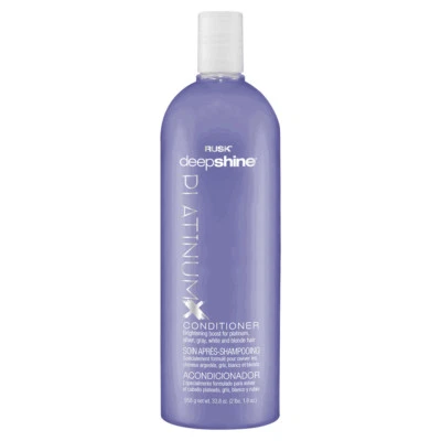 RUSK deepshine PlatinumX Conditioner 33.8 oz Brightening Boost, Moisturize - Image 1 of 2