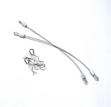 100mm Long Body Cover Pin Clip Holder Silver 1/10 Scale Model Car Retainer