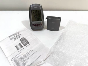 Springfield Precisetemp 91655 Wireless Digital Thermometer w Alarm Clock Nice! - Picture 1 of 6