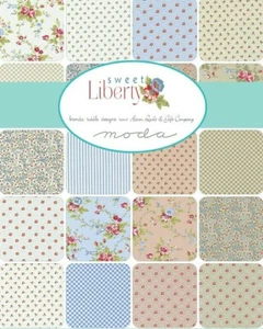 Moda Layer Cake - SWEET LIBERTY by Brenda Riddle Designs - patchwork quilting - Picture 1 of 8