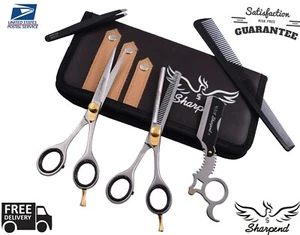 6.5" Shears Professional Barber Salon Razor Edge Hair Cutting Scissors Sharpend  - Picture 1 of 8