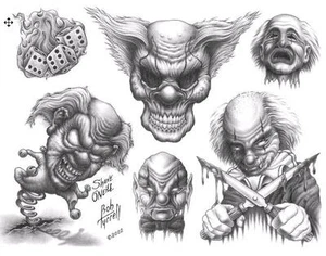 Tattoovorlagen vol.21 bis 30 Tattoo Flashbook Motive Neu + Bonus DOWNLOAD - Bild 1 von 11