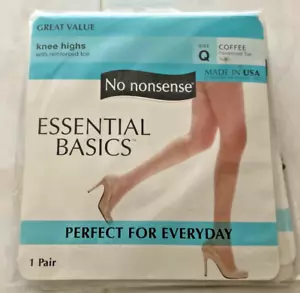 Puntera reforzada No Nonsense hasta la rodilla NZD café talla Q - Imagen 1 de 1