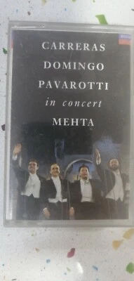 CARRERAS Domingo Pavarotti In Concert Mehta Kassette Band - Bild 1 von 3