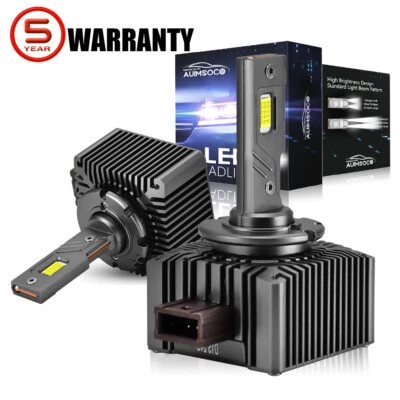 For Land Rover LR3 2008-2009 Xenon White LED Headlight D1 Low Beam Bulbs sub.HID - Image 1 of 4