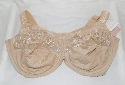 Prima Donna Deauville Bra Full-Cup Underwire Caffe Latte Seam Embroidery 44D NWT - Image 1 of 4