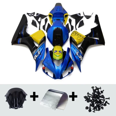 Kit de carenado para Honda CBR1000RR 06 07 CBR 1000 RR 2006 2007 kit de carrocería azul amarillo Foto 1 de 4