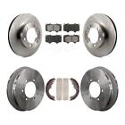 For Toyota Tacoma Front Rear Disc Brake Rotors Semi-Metallic Pads And Drum Kit