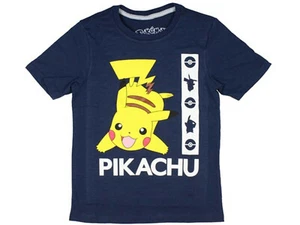 Pokemon Pikachu Happy And Energized Unisex Kids T-Shirt NWT - Picture 1 of 1