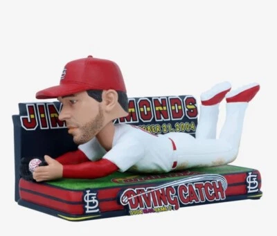 Jim Edmonds St Louis Cardinals 2004 NLCS Juego 7 Captura de Buceo Bobblehead/144 Nuevo en Caja Foto 1 de 4
