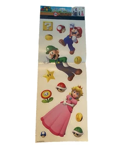 RoomMates Super Mario Nintendo Kids Room 13 Stickers 2020 Wall Decals - Picture 1 of 6