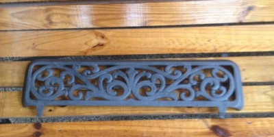 Cast Iron Parlor Stove Rear Extension - Image 1 of 4