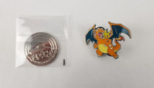 Pokemon Celebrations Ultra Premium Collection Charizard Pin & Metal Coin NM-MINT