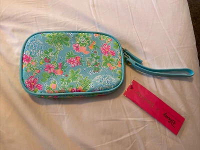 Portafoglio Lilly Pulitzer X Parchi Disney Collezione Esclusiva Gillie Wristlet Nuovo con etichette - Immagine 1 di 4