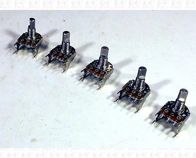Alpha 250K Ohm Horizontal Mount Pot Potentiometer A250K A250K Lot Of 5 - Image 1 of 2