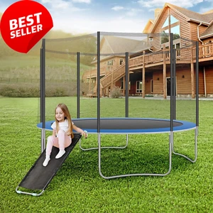 Kids Trampoline Slide with Ladder 22" Universal Climb & Slide Fabric - Picture 1 of 12