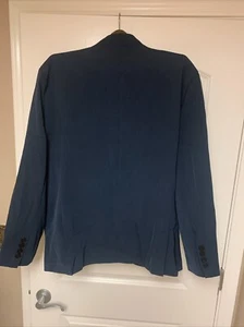 Blazer Mens Women Navy Blue 4 Button Liner Pockets Business Career X Large - Picture 1 of 12