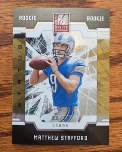 Donruss Elite Nat'l 165 Matthew Stafford Gold RC 2009/25 Rams/Lions ¿MVP? - Imagen 1 de 3