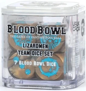 Games Workshop Bloodbowl Lizardmen Dice Cube Set Blood Bowl New BNIB GW - Picture 1 of 5