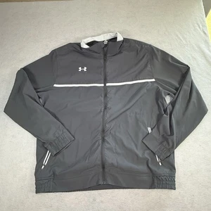 Under Armour Jacket Full Zip Size 2XL Gray With White Protect This House - Picture 1 of 5