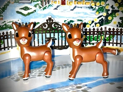 Rudolph the Red Nosed Reindeer talking action figures - Image 1 of 4