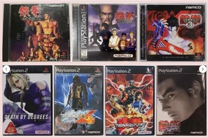 Tekken 1 2 3 4 5 Tag Tournament Death By Degrees 7 Set PS 1 2 - Picture 1 of 12