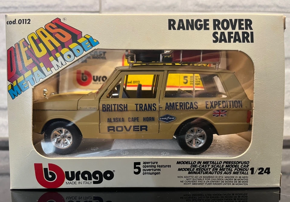 Burago Bburago 1/24 Range Rover Safari - Immagine 1 di 4