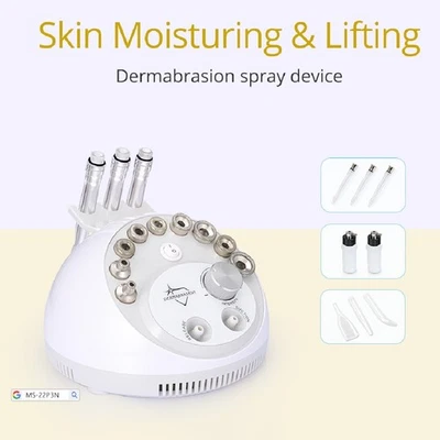 4-1 Mini Skin Diamond Microdermabrasion Dermabrasion Facial Spray Peel Machine - Image 1 of 4