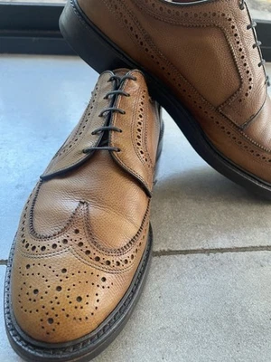 Allen Edmonds MACNEIL 11eee 3e like Golden Harvest Florsheim Wingtips LWB - Image 1 of 4