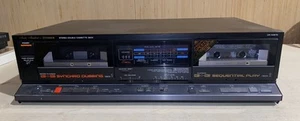 Fisher CR-W872 Stereo Double Cassette Deck Metal Tape - Untested - Picture 1 of 8