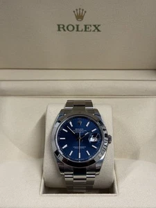 Rolex Datejust 41mm Blue Dial 126300 Unworn - 2024 No papers - Some Stickers - Picture 1 of 10