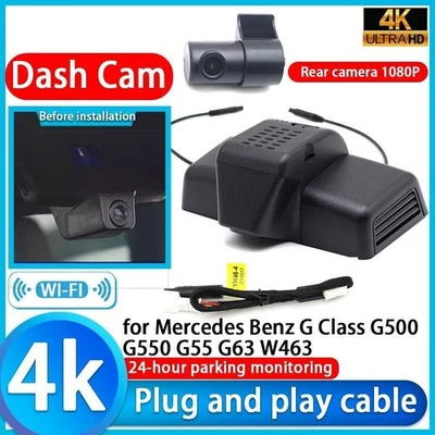 4K Wifi Car DVR Dash Cam Camera for Mercedes Benz G Class G500 G550 G55 G63 W463 - Image 1 of 4