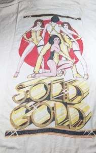 vtg Franco Solid Gold Dancers TV Series Beach Towel 1980s 55.5"x27. 5" READ - Picture 1 of 14