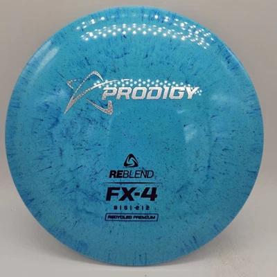 Prodigy Discs Premium Reblend FX-4 Blue/Silver Square-purple 166g 9/5/-2/2 - Image 1 of 3
