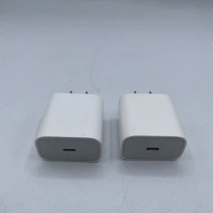 2 PACK!!  Original Apple 20W Charger USB-C Power Adapter, iPhone12 13 14 15 16.. - Picture 1 of 5