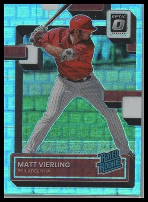2022 Donruss Optic #85 Matt Vierling Pandora Prizm #/99 - Image 1 of 2