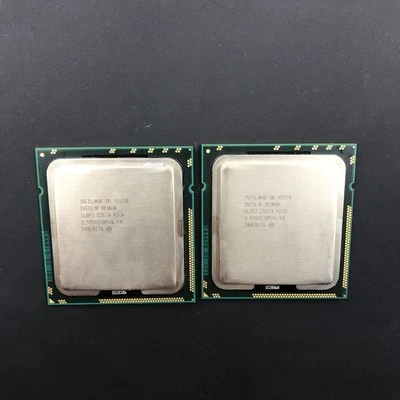 Matched Pair(2) Intel Xeon X5570 SLBF3 2.93GHz,8MB, LGA 1366 QUAD CORE CPU - Image 1 of 4
