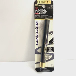 L'Oreal Paris Infallible Never Fail Powder Eyeliner Purple Smoke 704 NOS Sealed - Picture 1 of 7