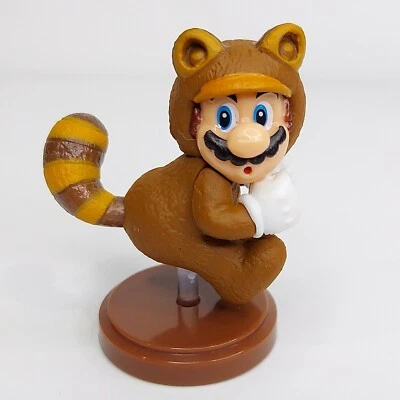 Mini figura Super Mario 3D World Fury 2" mapache Mario Choco huevo Gashapon Furuta Foto 1 de 4