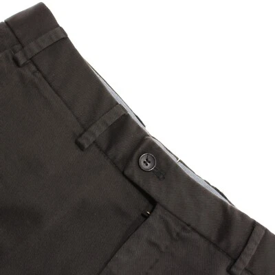 Hiltl новый с Ярлыками Chinos / повседневные брюки размер 48 32 США Парма в твердый серый хлопок смесь - Изображение 1 из 4