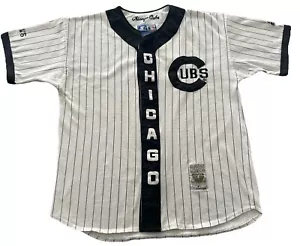 Vintage Starter Chicago Cubs 1907 Nadelstreifen Trikot Cooperstown Herren Größe Large - Bild 1 von 23