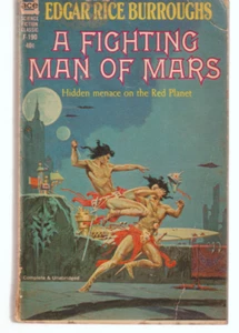 A Fighting Man Of Mars F190 Ace Edgar Rice Burroughs ERB Cover Krenkel - Picture 1 of 2
