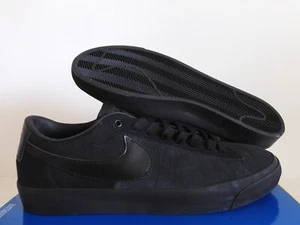 NIKE SB ZOOM BLAZER LOW PRO GT "GRANT TAYLOR" ALL BLACK SZ 14 [DC7695-003] - Picture 1 of 5