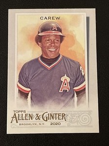 2020 Topps Allen & Ginter ROD CAREW #10