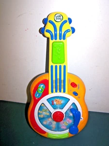 LEAP FROG BABY LEARN & GROOVE ENGLISH SPANISH ANIMALS SOUNDS GUITAR - Picture 1 of 3