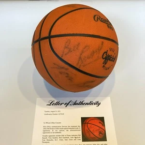 1964-65 Boston Celtics NBA Champs Team Signed Basketball Bill Russell PSA DNA  - Picture 1 of 10