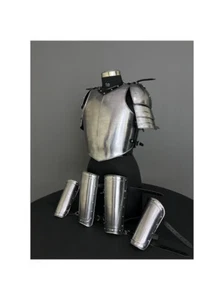 Medieval Knightess Armor Fantasy Female Costume for Cosplay Best Christmas Gift - Picture 1 of 10