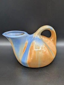 Vintage Thulin Faiencerie Art Deco Pottery Pitcher Vase Made in Belgium - Picture 1 of 19