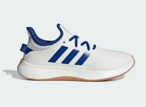 Women's Adidas Cloudfoam Pure White Royal Blue - (Size 7) - Picture 1 of 8